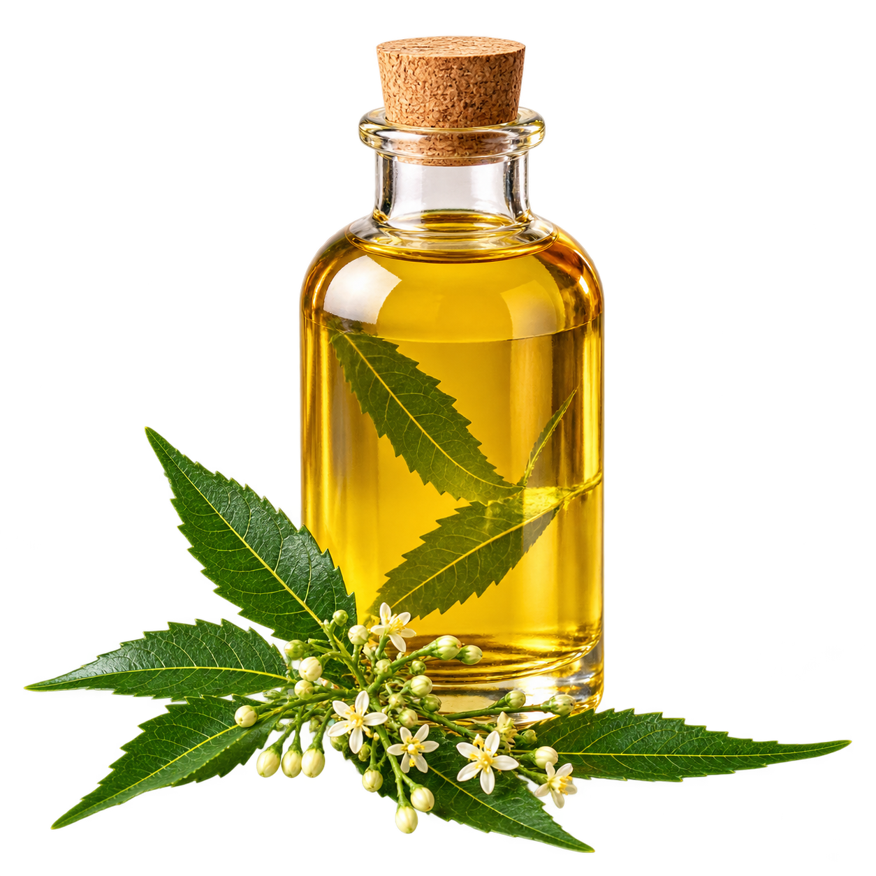 Ayurvedic infused hair oil with botanicals